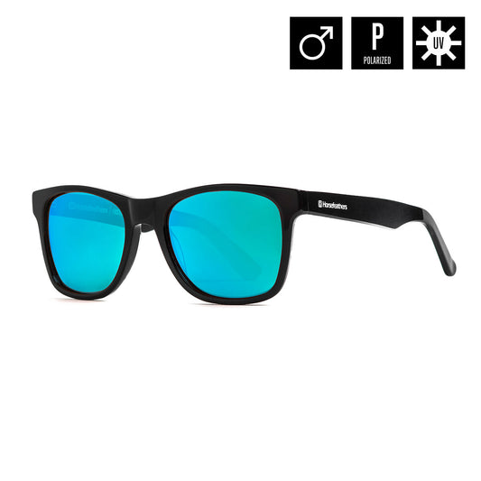 Foster sunglasses - zebra/mirror green