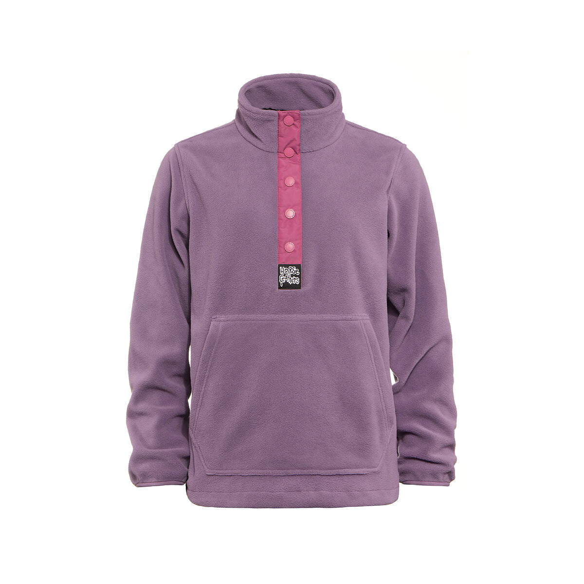 Melia women's fleece sweatshirt - light grape size L