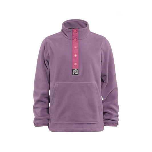 Melia women's fleece sweatshirt - light grape size L