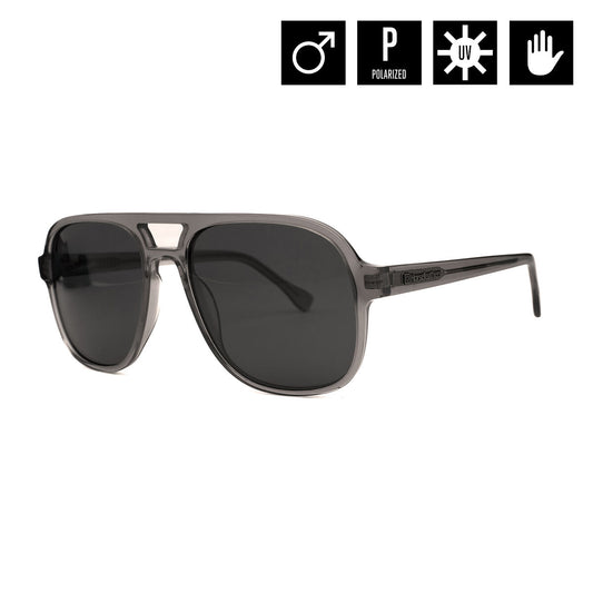 Corp sunglasses - gloss gray/gray