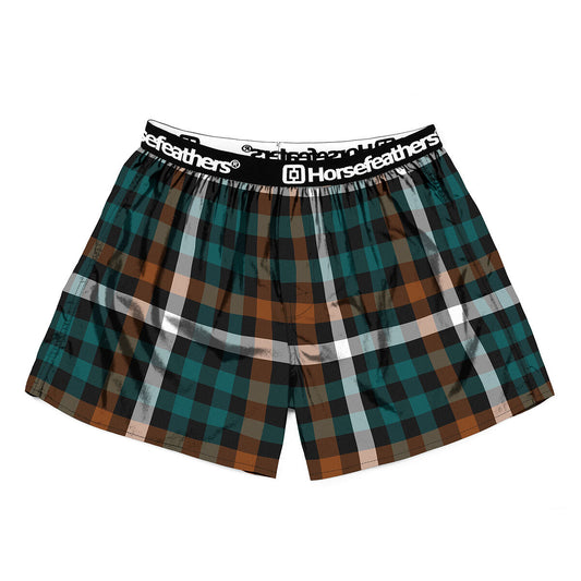 Clay boxer shorts - teal green size M