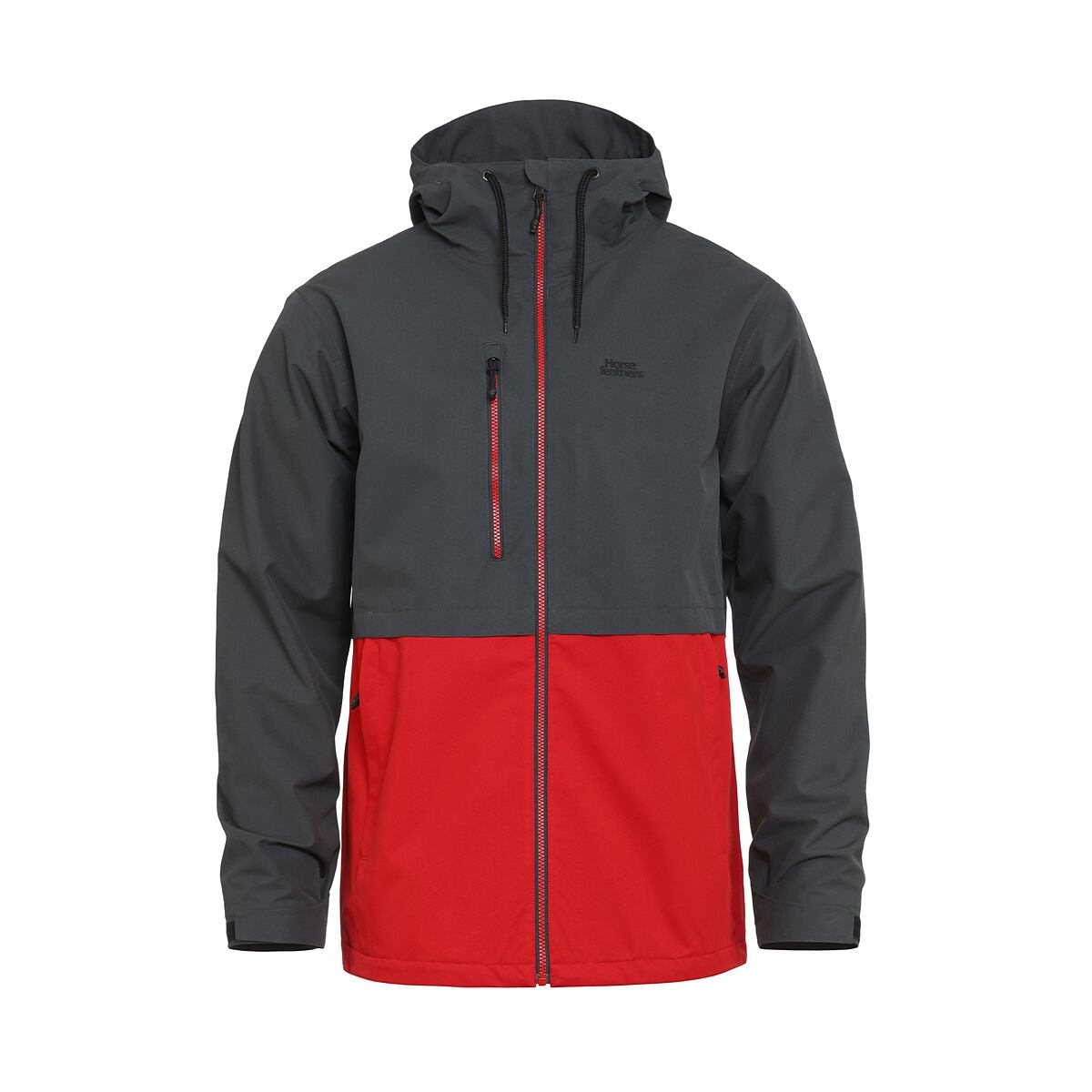 Closter II jacket - phantom/lava red size L
