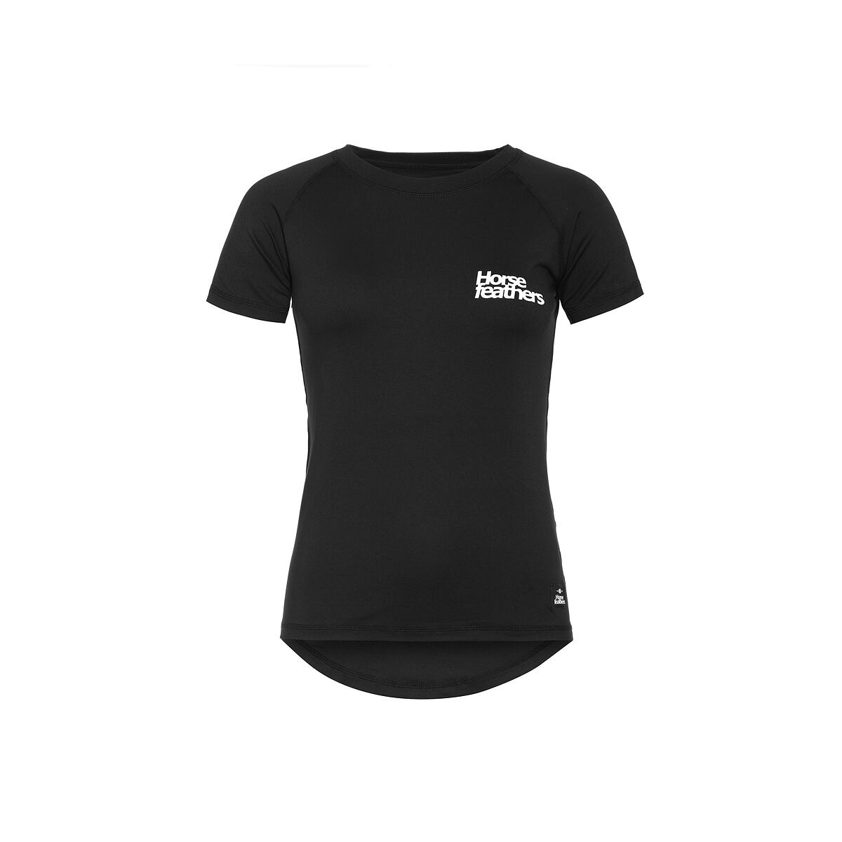 Vala women's tech tee - black/white size XL