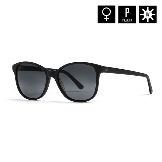 Chloe sunglasses - matt black/gray fade out