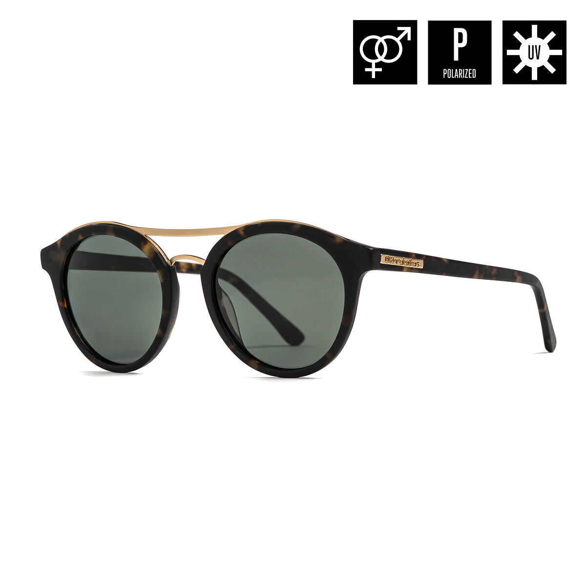 Nomad sunglasses - matt havana/green