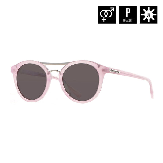 Nomad sunglasses - gloss rose/mirror champagne