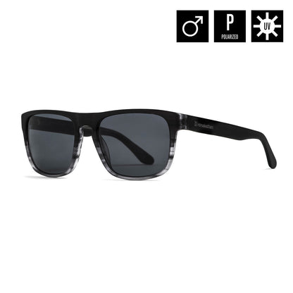 Keaton sunglasses - matt black turtle/gray