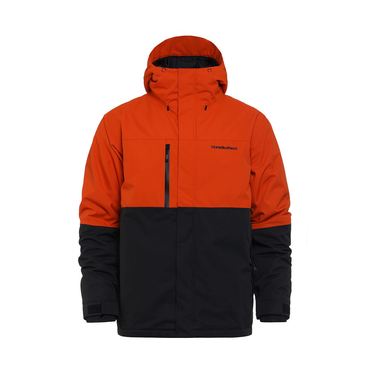 Track jacket - red clay/black size L