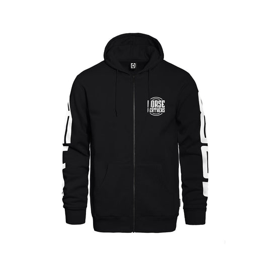 Tall Typo zip hoodie