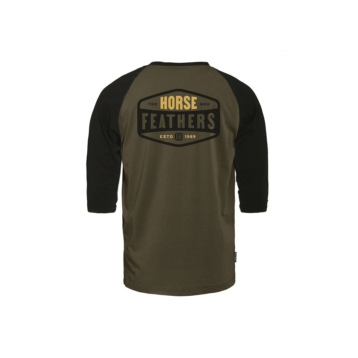 Hexagon II Raglan t-shirt - burnt olive size L