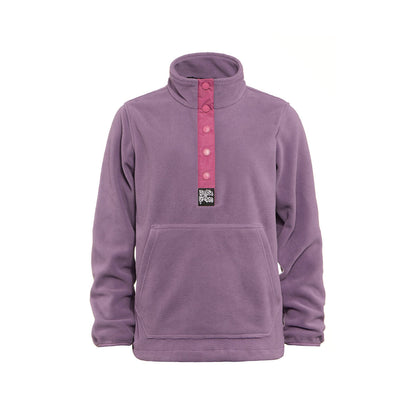 Melia women's fleece sweatshirt - light grape size L