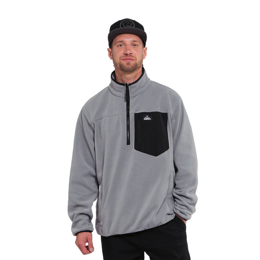 Fleece Darko pullover - mirage gray size L