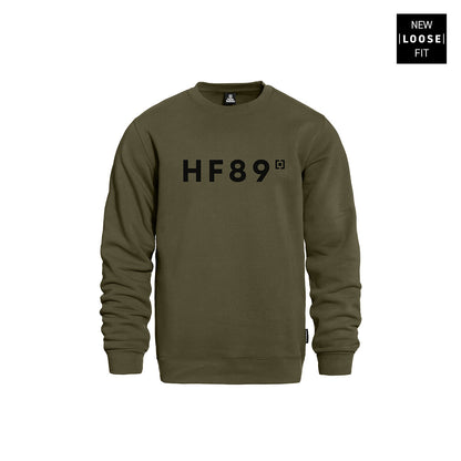 HF89 sweatshirt - burnt olive size S