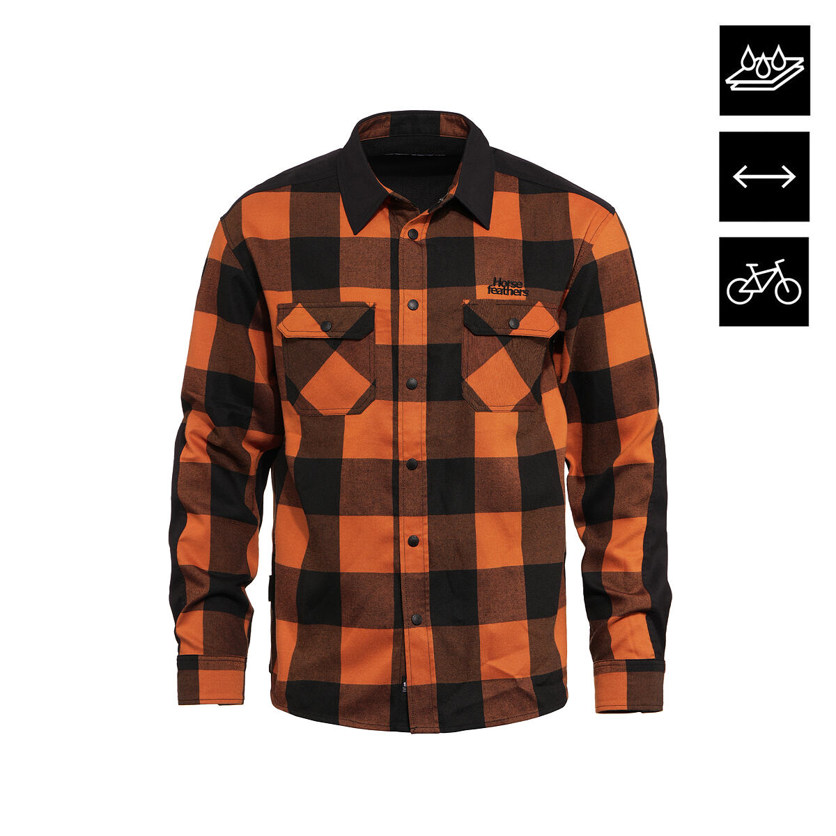 Prom technical bike shirt - burnt orange size L