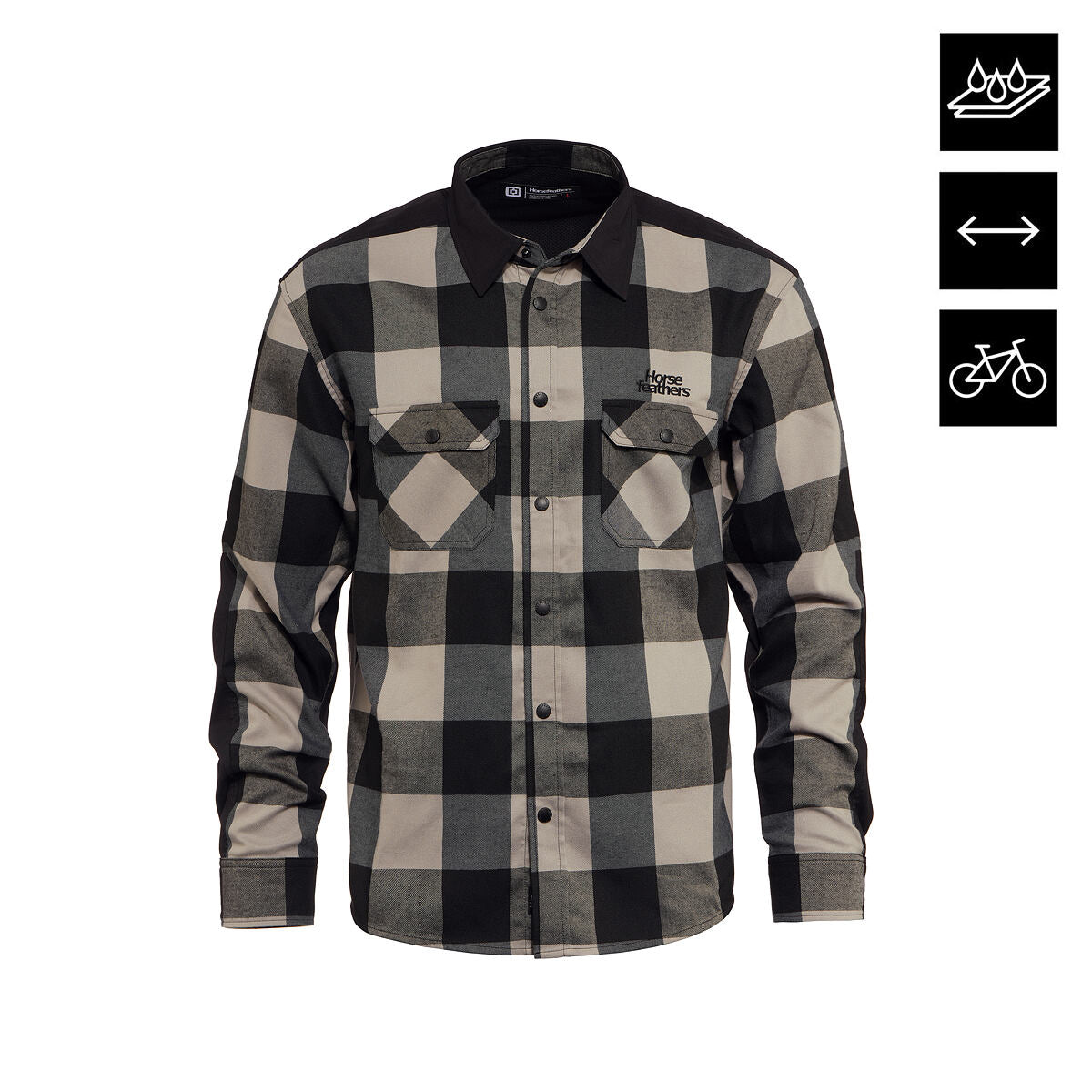 Prom technical bike shirt - silver birch size L