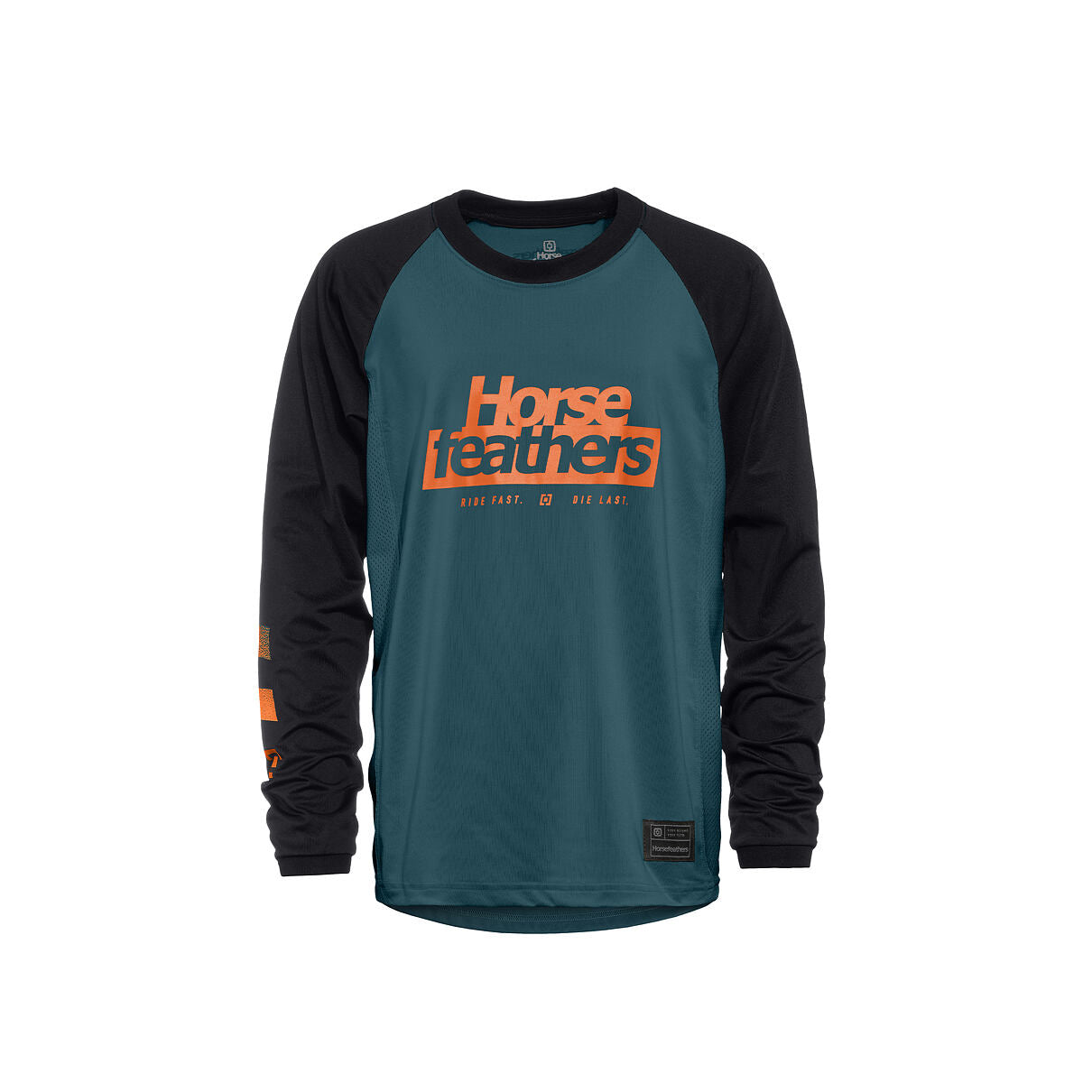 Spike LS Youth bike jersey - petrol/black size M