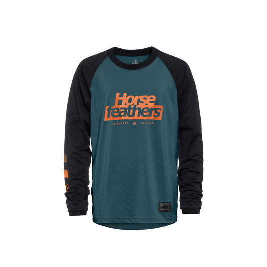 Spike LS Youth bike jersey - petrol/black size M