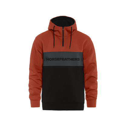 Fulton hoodie - ginger/black size L