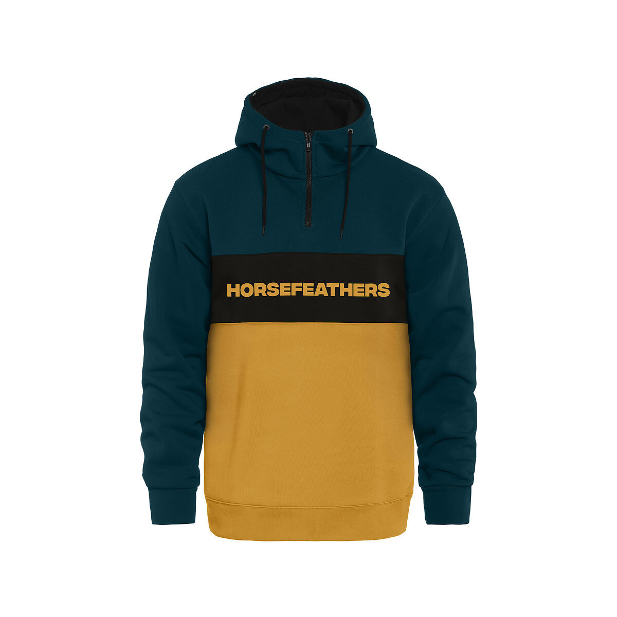 Fulton hoodie - pond/honey size L