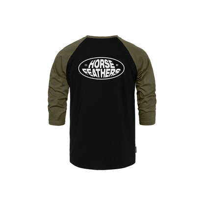 Dynamo Raglan t-shirt - black/burnt olive size L