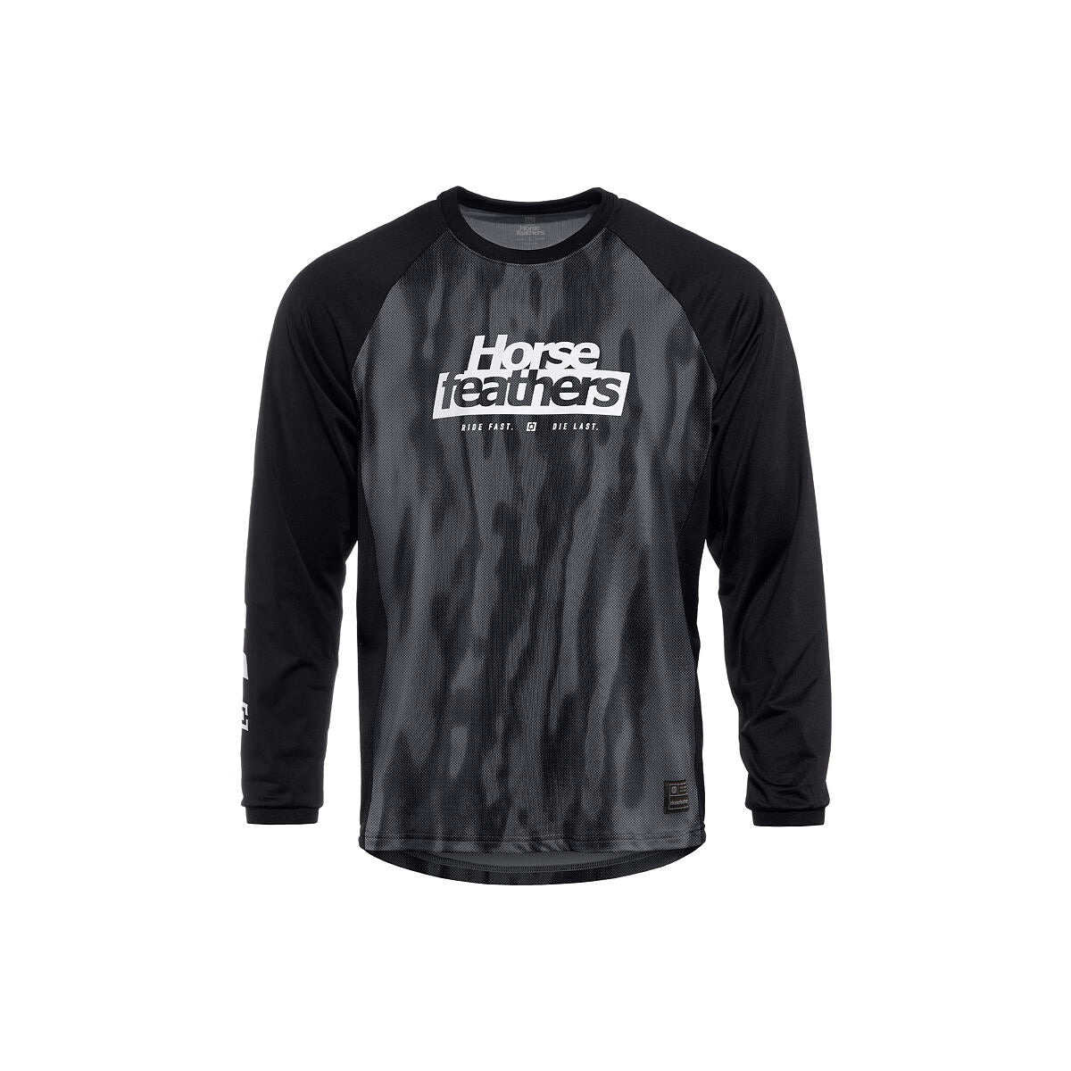 Spike LS bike jersey - halftone/black size XS