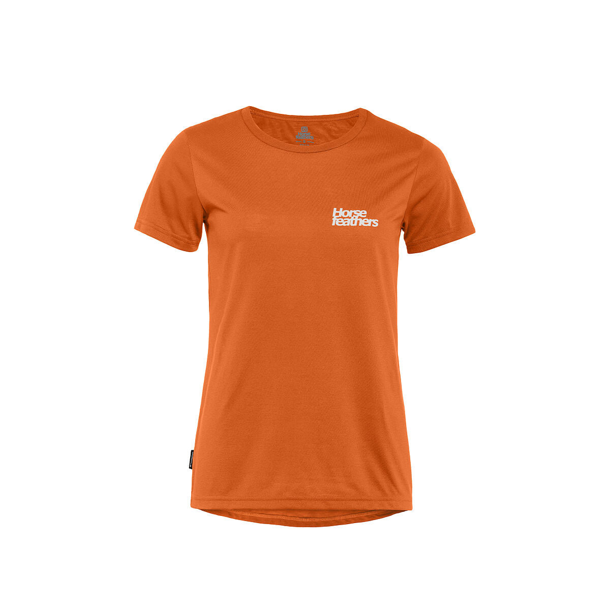 Leila II women's tech t-shirt - burnt orange size M