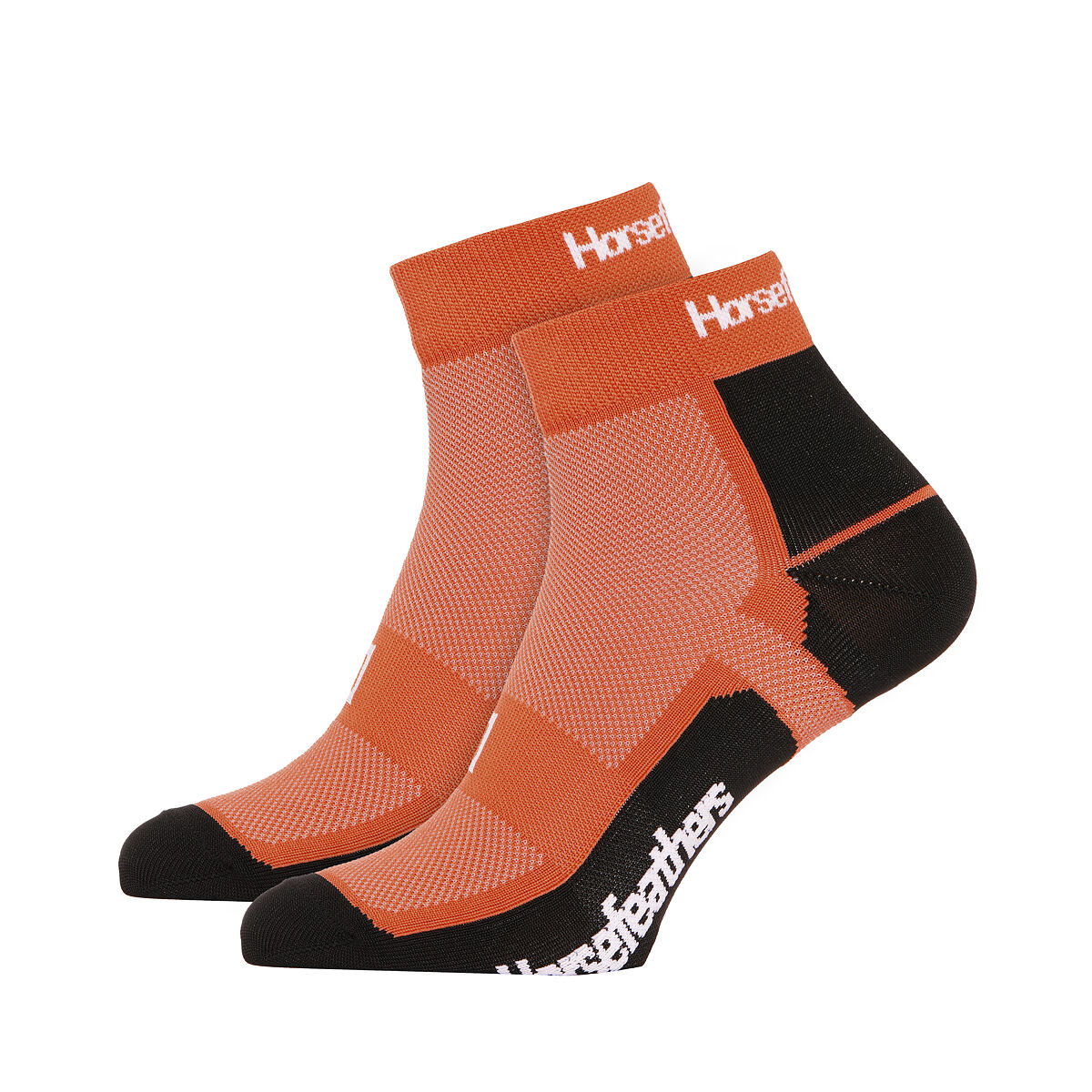 Cadence sport tech socks - burnt orange size 5