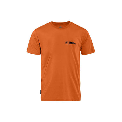 Rooter tech t-shirt - burnt orange size L