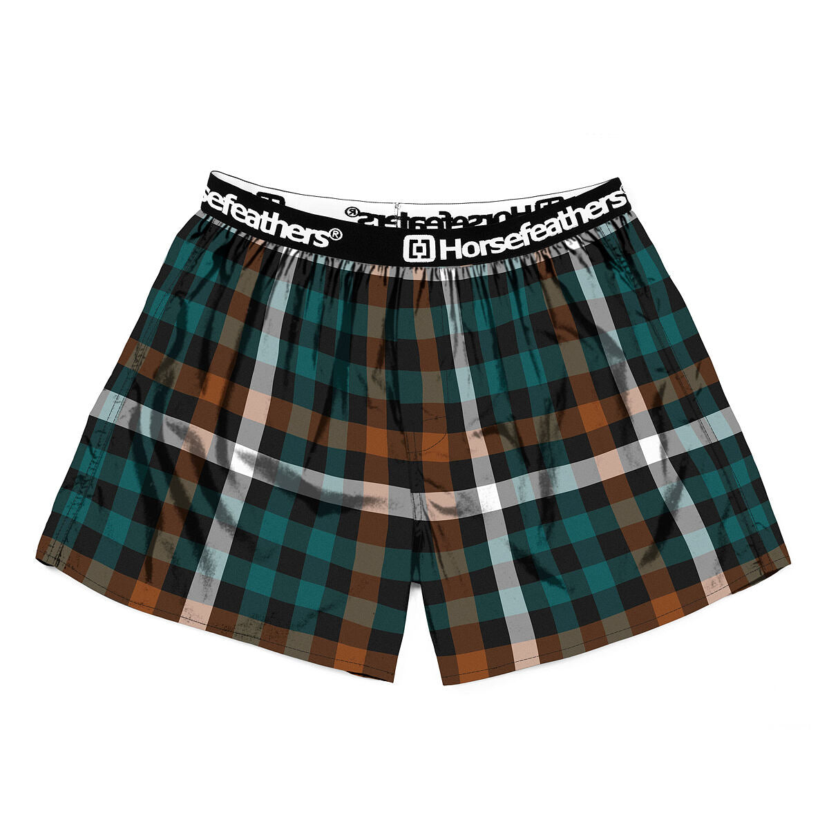 Clay boxer shorts - teal green size M