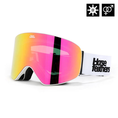 Edmond goggles - white/mirror pink