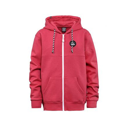 Olive Youth hoodie - claret red size L