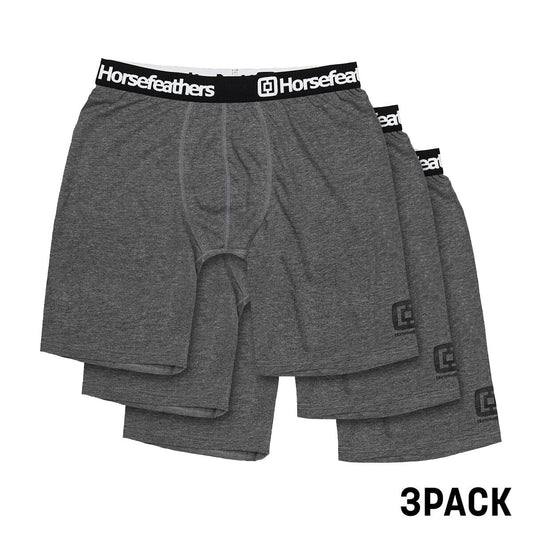 Dynasty Long 3Pack boxer briefs - heather anthracite size L